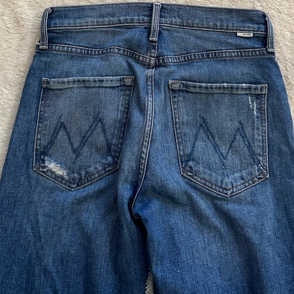 Mother The Pixie Tomcat Crop Jean in Not Cut & Pasted - Picture 10 of 13